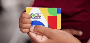 Cartão do programa Bolsa Família