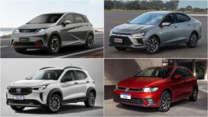 Crédito para taxistas e motoristas de app: veja os carros com juros menores no programa Move Brasil