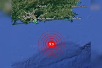 Tremor de magnitude 3.3 é registrado no litoral do Rio de Janeiro