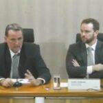 Bruno Moretti, ministro do Planejamento, e Dario Durigan, ministro da Fazenda anunciam bloqueio de R$ 22,1 bilhões
