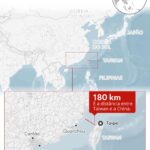 Taiwan diz estar cercada por mais de 100 navios da China