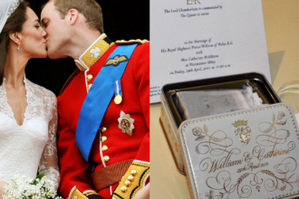 Fatia de bolo de casamento de William e Kate de 15 anos será leiloada