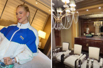 Virginia mostra quarto luxuoso em hotel nos EUA: "É um apartamento"