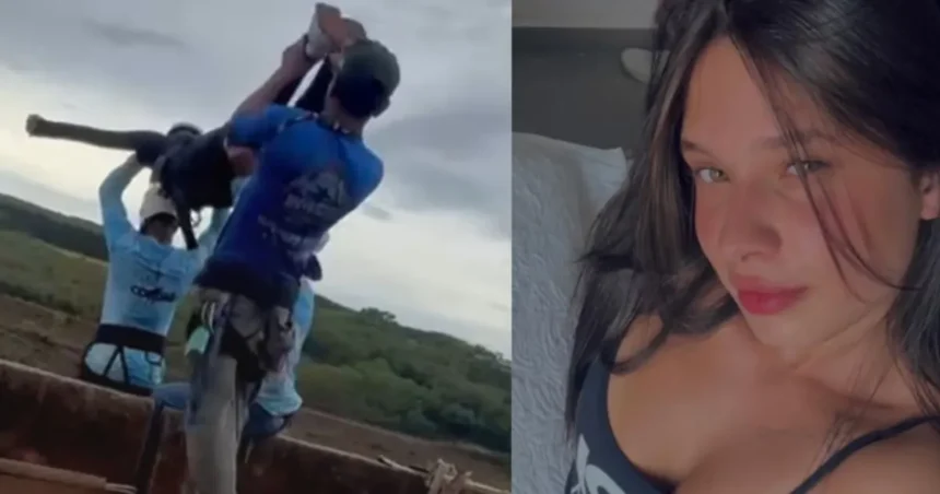 Veja momento da prisão de suspeitos da morte de jovem em salto sem corda