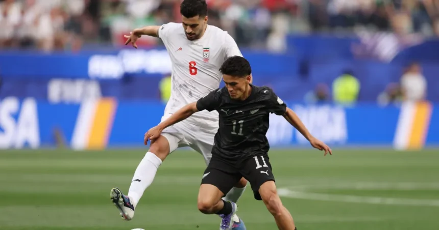 Em jogo agitado, Irã e Nova Zelândia ficam no empate pela Copa do Mundo