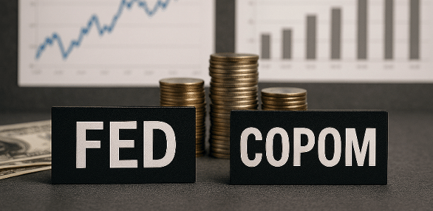 Maior parte do mercado aposta em manutenção dos juros pelo Fed, nos EUA, e corte de 0,25 ponto percentual da taxa básica Selic pelo Banco Central, no Brasil