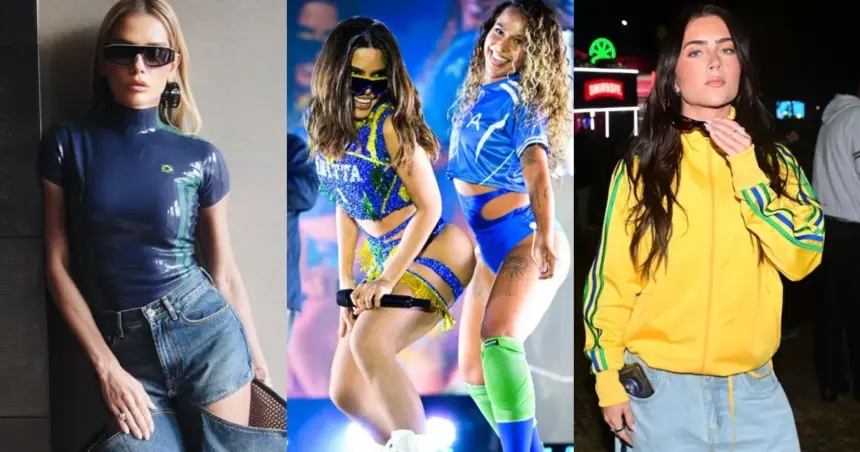 Copa do Mundo: confira os looks dos famosos para o jogo do Brasil