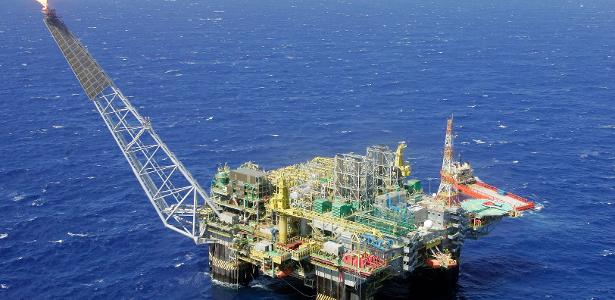 P-52, plataforma da Petrobras na Bacia de Campos, no Rio de Janeiro