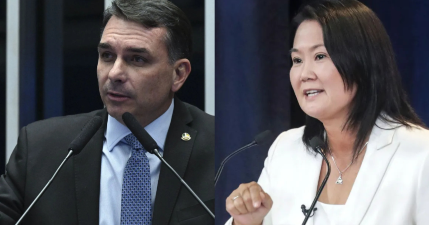 Flávio parabeniza Keiko após candidata obter vantagem irreversível no Peru