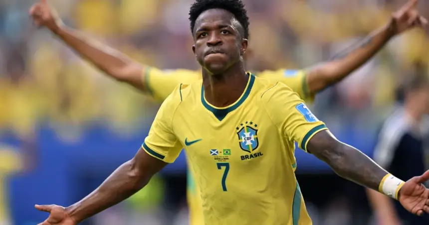 Por que gol de Vini Jr. contra a Escócia foi anulado pelo árbitro