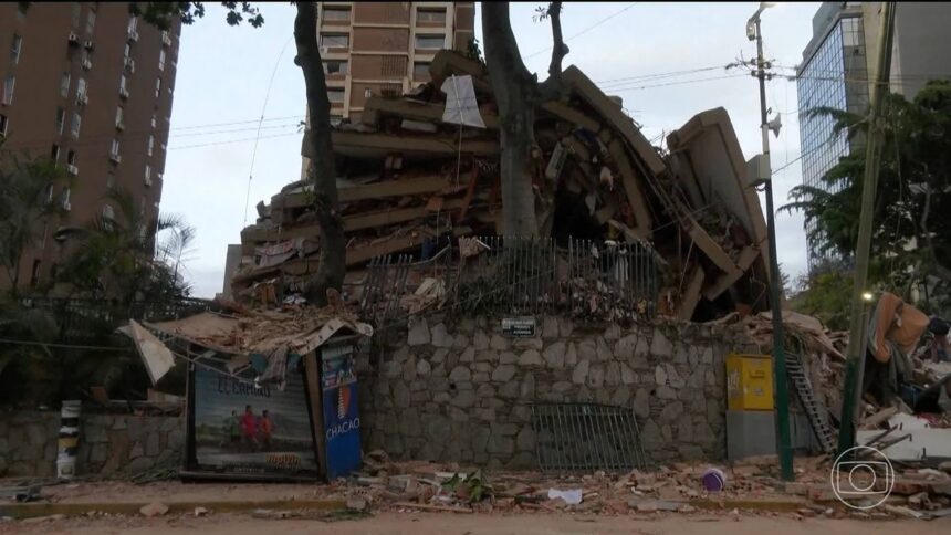 Mulher de jogador de futebol é encontrada morta nos escombros após terremoto na Venezuela; filha foi resgatada