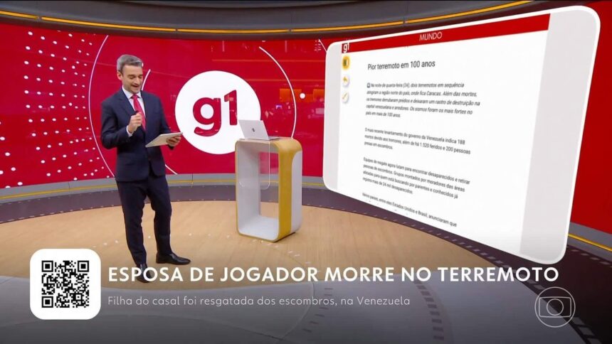 Terremoto na Venezuela: Mulher de jogador morre ao salvar filha