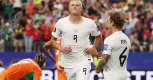 Haaland sobre chances da Noruega contra o Brasil na Copa: "Pequenas"