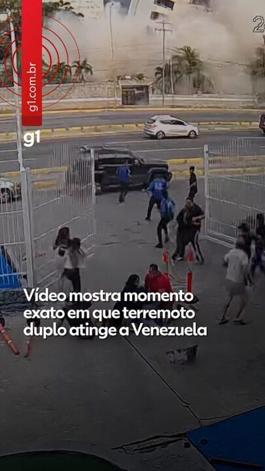 Terremoto na Venezuela: VÍDEO mostra o momento exato do tremor