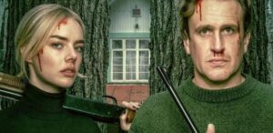 Samara Weaving e Jason Segel formam o casal em crise na comédia