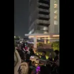 Mexicanos fazem "festa" de madrugada em hotel onde está a seleção inglesa