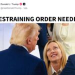 Trump volta a atacar Meloni e governo da Itália defende primeira-ministra