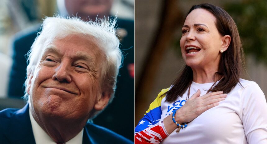 Trump impede María Corina Machado de retornar à Venezuela