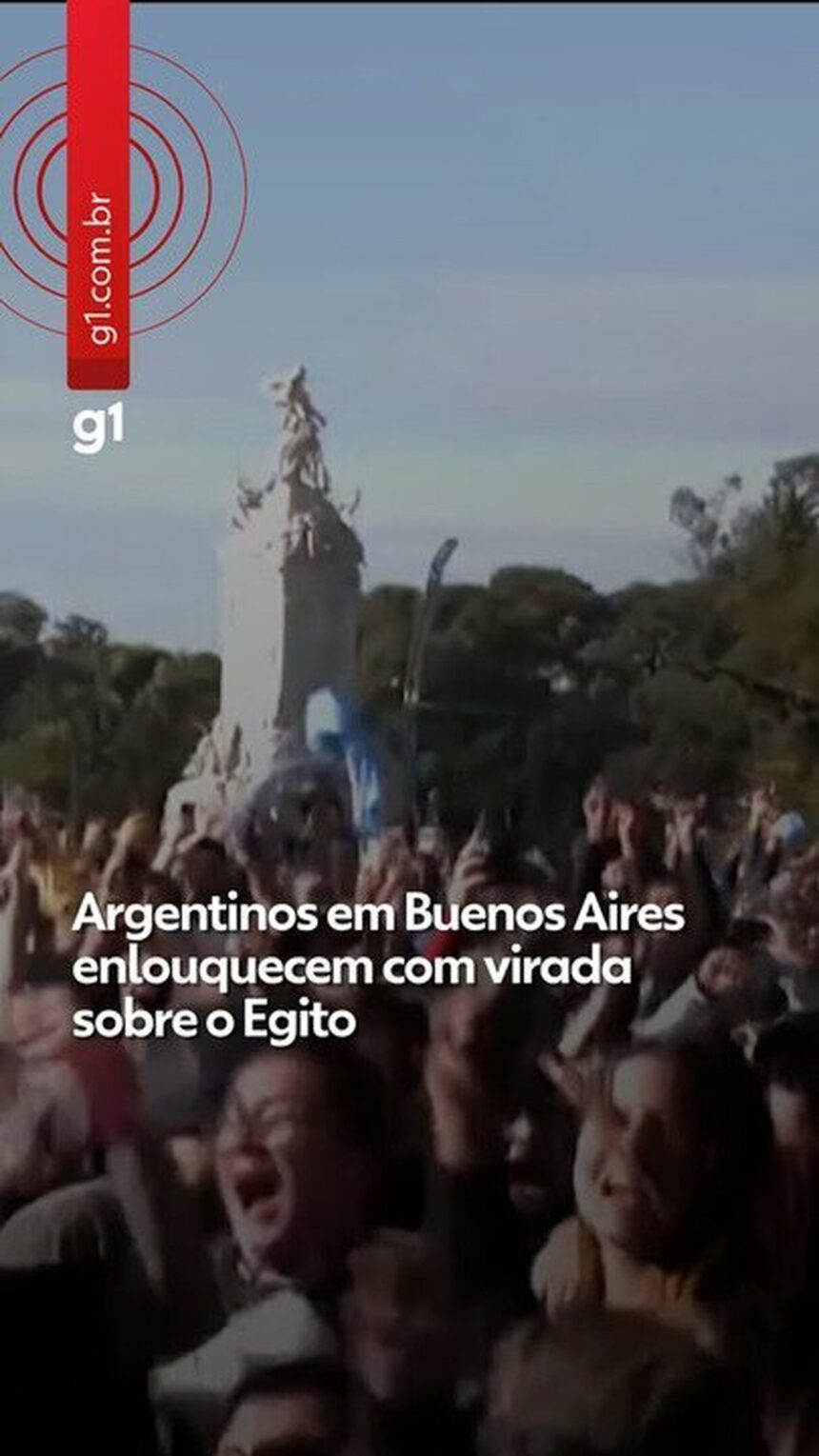 VÍDEO mostra torcida argentina no momento exato do gol da virada