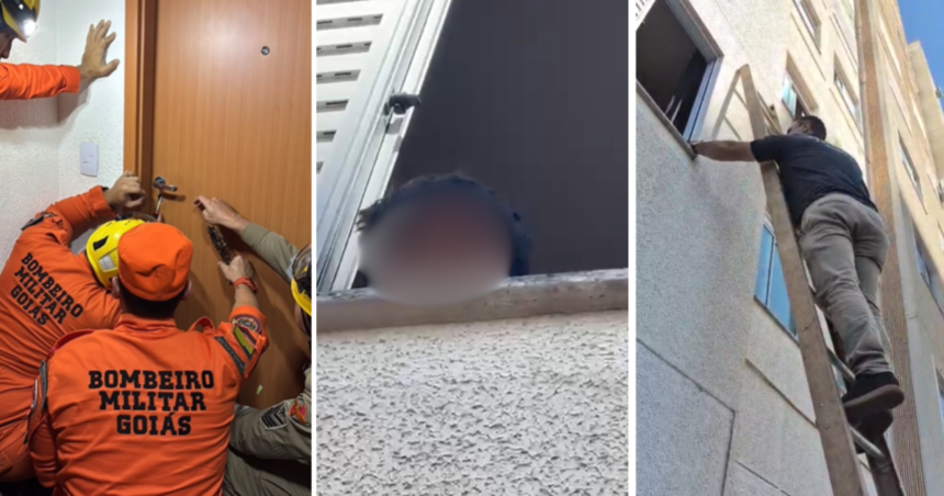 Criança é resgatada de apartamento em situação de maus-tratos em Goiânia