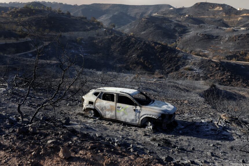 Pessoas morrem carbonizadas dentro de carro em incêndio na Espanha
