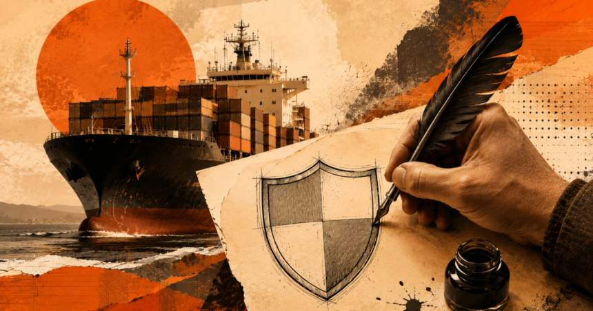 Com pena e nanquim, como proteção no Estreito de Ormuz é negociada
