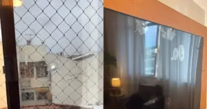 Tiro perfura janela de apartamento na zona Norte do Rio e atinge televisão