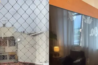 Tiro perfura janela de apartamento na zona Norte do Rio e atinge televisão