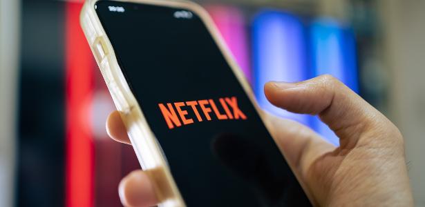 App da Netflix rodando em smartphone