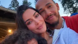 Lewis Hamilton assume namoro com Kim Kardashian em álbum romântico nas redes sociais