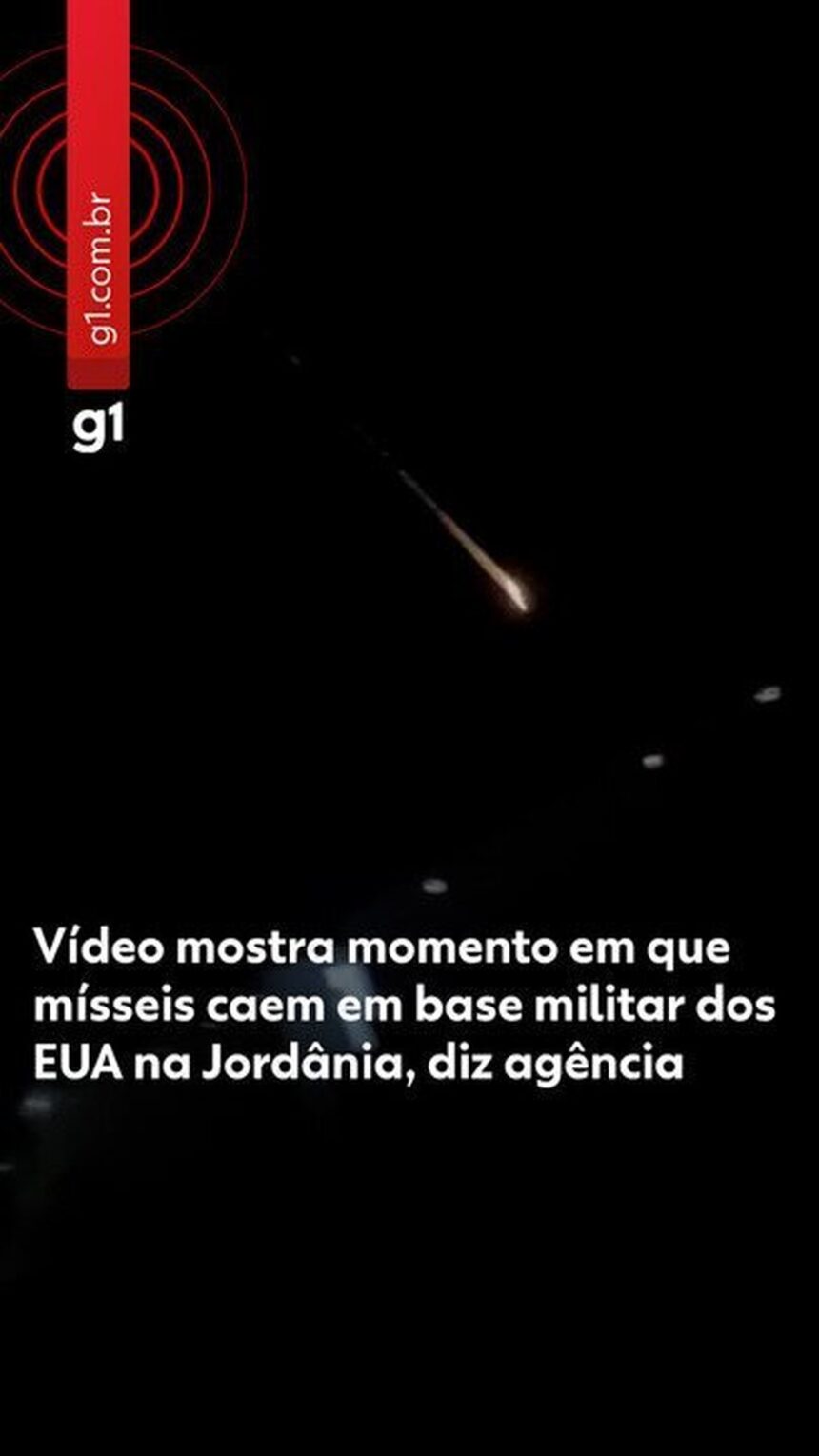 VÍDEO mostra ataque do Irã a base dos EUA na Jordânia, diz agência do país