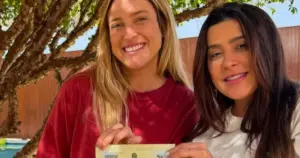 Grávida, Lauana Prato mostra perrengues de casamento com Tati Dias