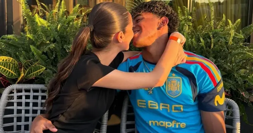 Inés García posta fotos aos beijos com Yamal antes de decisão da Copa; veja