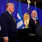 'Eles têm uma vida bem boa. Muito mais fácil que a minha', diz Trump sobre Messi e Cristiano