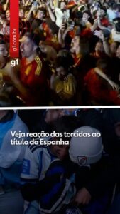 VÍDEOS mostram euforia na Espanha e choro na Argentina por final da Copa do Mundo