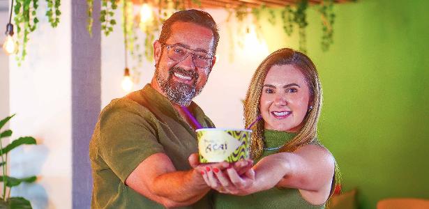 Franklin Vieira e sua esposa, Ana Paula Santos, são sócios da Puro.Açaí
