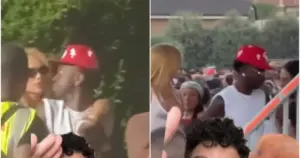 Virginia e Vini Jr. deixam show de Bad Bunny às pressas após chuva forte