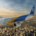 Jato da família E2 da Embraer: maior negócio foi para Grupo Abra, que encomendou 20 jatos, com 10 opções de compra e mais 15 direitos de compra