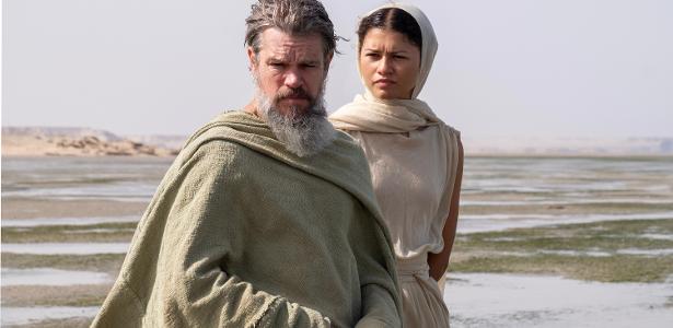 Matt Damon e Zendaya em A Odisseia, de Christopher Nolan