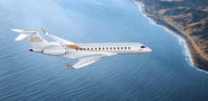 Bombardier Global 8000, um dos jatos comerciais mais velozes do mundo
