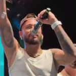 Após "dia de fúria", Neymar curte show de Thiaguinho com Bruninho e parças